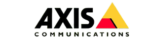 Axis Communications logo on black background