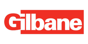 Gilbane logo on a black background