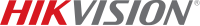 Hikvision logo in red and gray